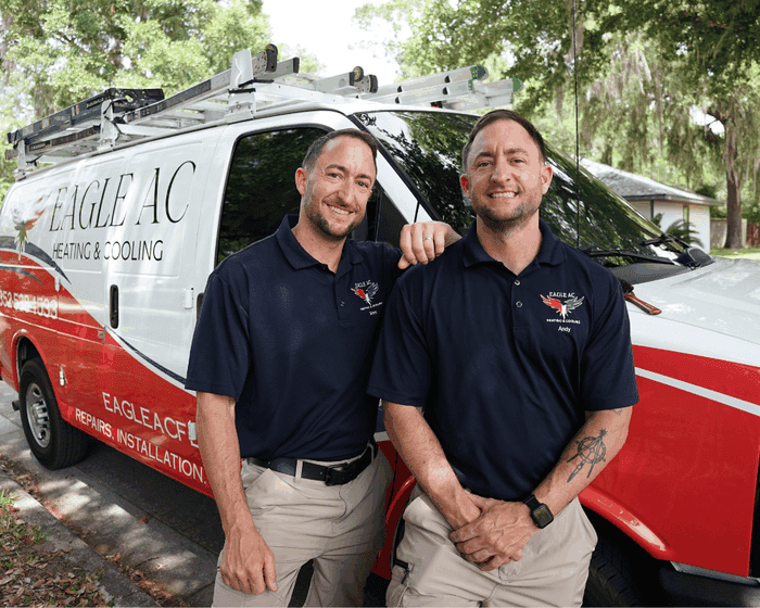 Andy and Alex Schwartz, owners of Eagle AC